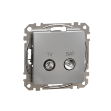 SDD113471S Sedna Design & Elements, TV/SAT galinis 4db, aliuminio sp.