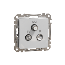 SDD113484 Sedna Design & Elements, TV/R/SAT Connector intermediate 7db, Aluminium