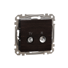 SDD181471R Sedna Design & Elements, TV/R Connector 4db, Wood wenge