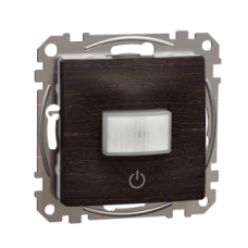 SDD181504 Motion sensor, Sedna Design & Elements, 160°, 10A, Wood wenge