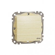 SDD280101 Sedna Design & Elements, 1-way switch 10A, IP44, professional, wood birch