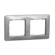 SDD313802 Sedna Design Frame 2 gang, professional, aluminium