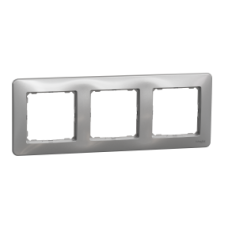 SDD313803 Sedna Design Frame 3 gang, professional, aluminium