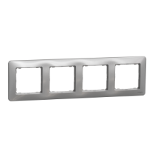 SDD313804 Sedna Design Frame 4 gang, professional, aluminium