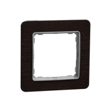 SDD381801 Sedna Elements, Frame 1 gang, professional, wood wenge