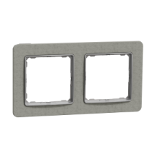 SDD390802 Sedna Elements, Frame 2 gang, professional, stone concrete