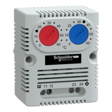 NSYCCOTHD ClimaSys CC - double thermostat 250V - range of temperature 0…60°C - 1NO/NC - °C
