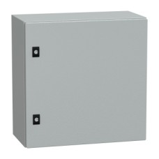 NSYCRN55250P CRN PanelSeT CRN plain door with mount.plate. H500xW500xD250 IP66 IK10 RAL7035