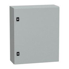 NSYCRN65200P CRN PanelSeT CRN plain door with mount.plate. H600xW500xD200 IP66 IK10 RAL7035