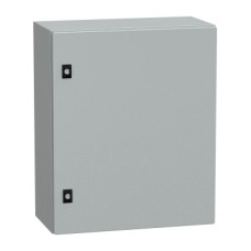 NSYCRN65250P CRN PanelSeT CRN plain door with mount.plate. H600xW500xD250 IP66 IK10 RAL7035