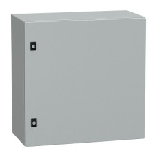 NSYCRN66300P CRN PanelSeT CRN plain door with mount.plate. H600xW600xD300 IP66 IK10 RAL7035