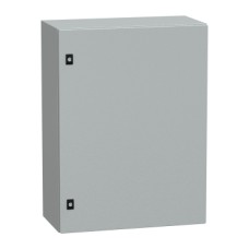 NSYCRN86300P CRN PanelSeT CRN plain door with mount.plate. H800xW600xD300 IP66 IK10 RAL7035