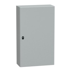 NSYS3D10625P S3D Wall mounted steel enclosure, PanelSeT S3D, plain door, with mounting plate, 1000x600x250mm, IP66, IK10