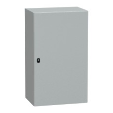 NSYS3D10640P S3D Wall mounted steel enclosure, PanelSeT S3D, plain door, with mounting plate, 1000x600x400mm, IP66, IK10