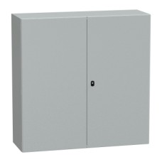 NSYS3D121240DP S3D metalinis skydas 1200x1200x400 su montž plokšt., IP55 