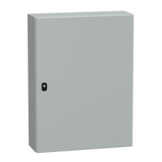 NSYS3D8620P S3D Wall mounted steel enclosure, PanelSeT S3D, plain door, with mounting plate, 800x600x200mm, IP66, IK10