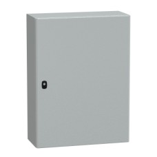 NSYS3D8625P S3D Wall mounted steel enclosure, PanelSeT S3D, plain door, with mounting plate, 800x600x250mm, IP66, IK10