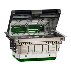 INS52125 Unica system+ , Floorbox L , Metal , IP24 , 8mod