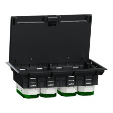 INS52126 Unica system+ , Floorbox XL , Plastic , IP24 , 12 mod