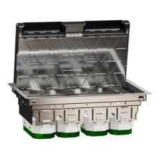 INS52127 Unica system+ , Floorbox XL , Metal , IP24 , 12 mod