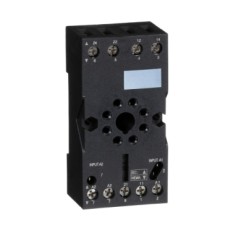 RUZC2M Harmony, plugin relay socket, mixed contact, 10 A, 250 V, octal connector, for RUMC2 relays