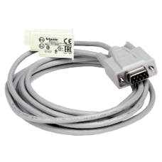 SR2CBL01 SUB D 9 pin PC connecting cable, for smart relay Zelio Logic, 3 m