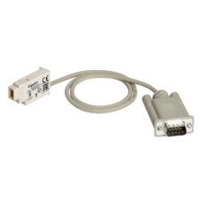 SR2CBL07 SUB D 9 pin modem connecting cable, for smart relay Zelio Logic, 0.5 m