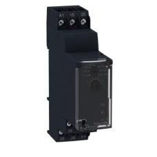 RE22R2AMU dual function relay, Harmony Timer Relays, 8A, 2CO, 0.1s...100h, power on delay, screw connectors, 24V DC or 24...240V AC