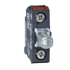 ZALVB1 White light block for head Ø22 integral LED 24 V - screw clamp terminals