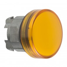 ZB4BV053 Harmony XB4, Pilot light head, metal, orange, Ø22, plain lens for integral LED