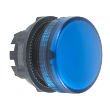 ZB5AV063 Signalinės lemputės galva mėlyna, LED lemputei