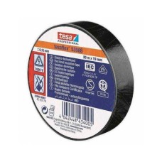 53988-00006-00 Electrical insulating tape 19mm x 0.15 x 20m black, TESA