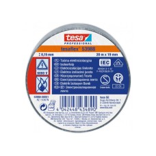 53988-00051-00 Electrical insulating tape 19mm x 0.15 x 20m grey, TESA