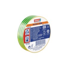 53988-00081-00 Electrical insulating tape 19mm x 0.15 x 20m yellow/green, TESA